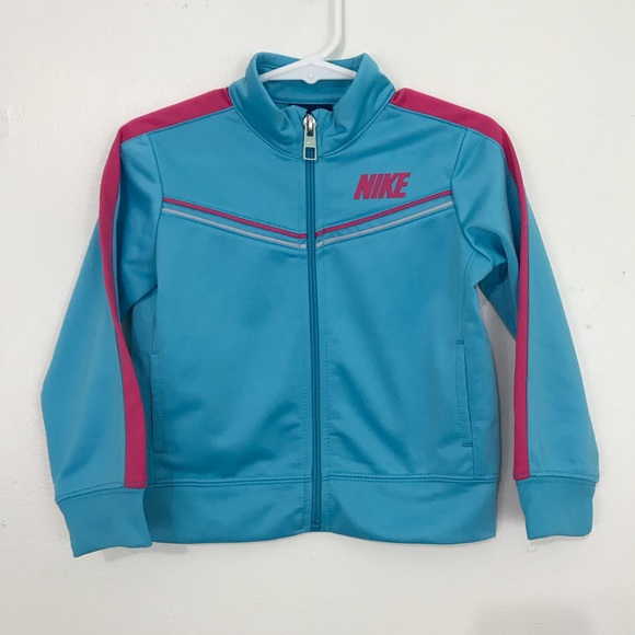 nike blue and pink jacket